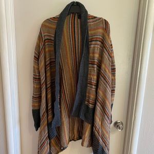Beautiful multi color fall cardigan sweater